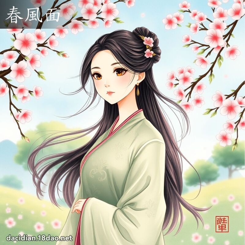 春风面 - 国语大辞典配图