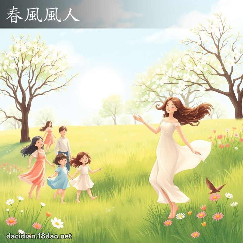 春風風人 - 國語大辭典配圖
