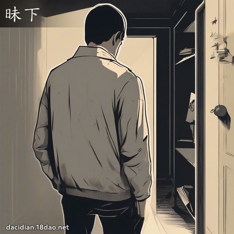 昧下 - 国语大辞典配图