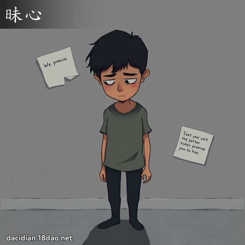 昧心 - 国语大辞典配图
