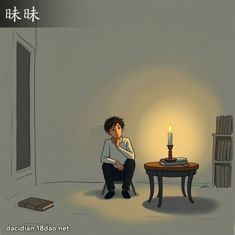 昧昧 - 国语大辞典配图