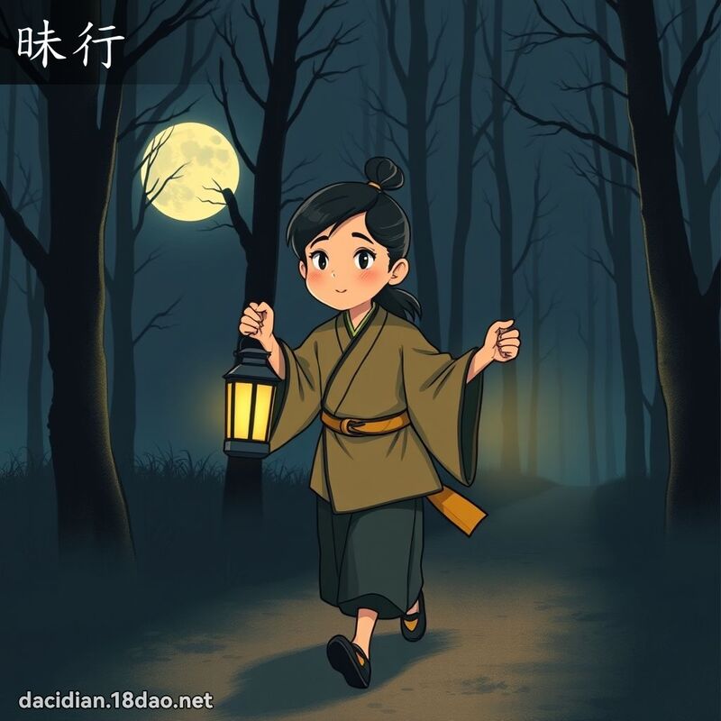 昧行 - 国语大辞典配图