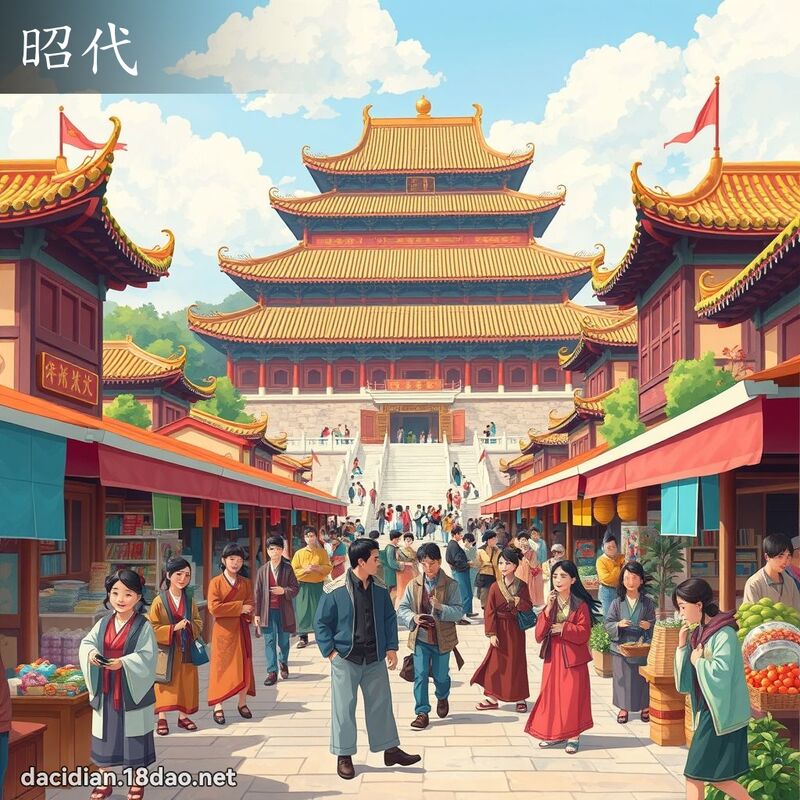 昭代 - 国语大辞典配图