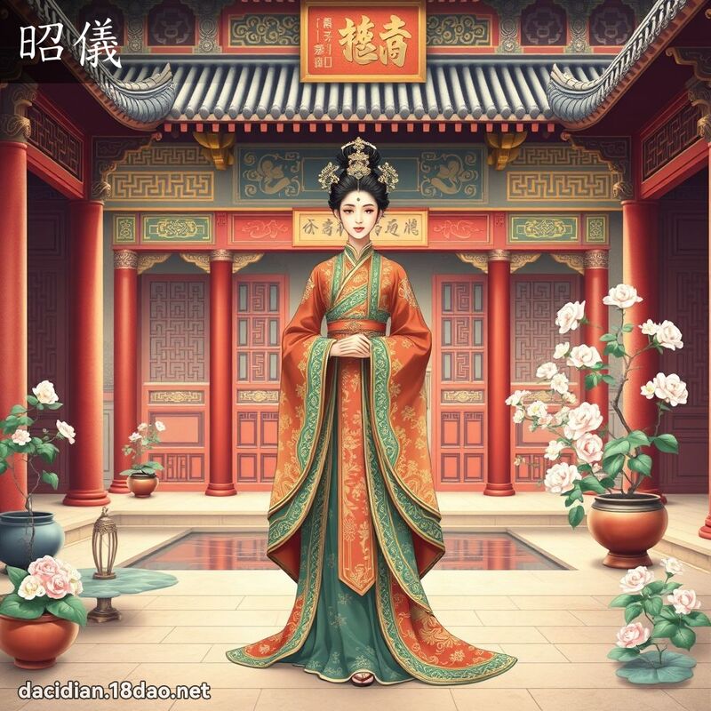 昭儀 - 國語大辭典配圖