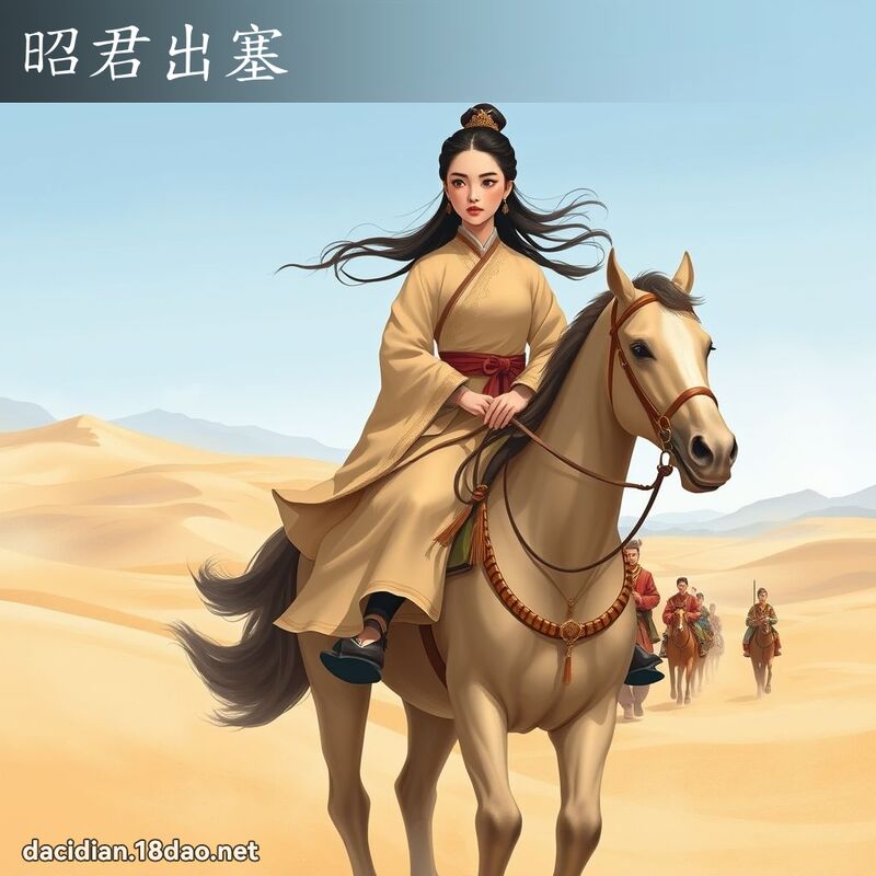 昭君出塞 - 國語大辭典配圖