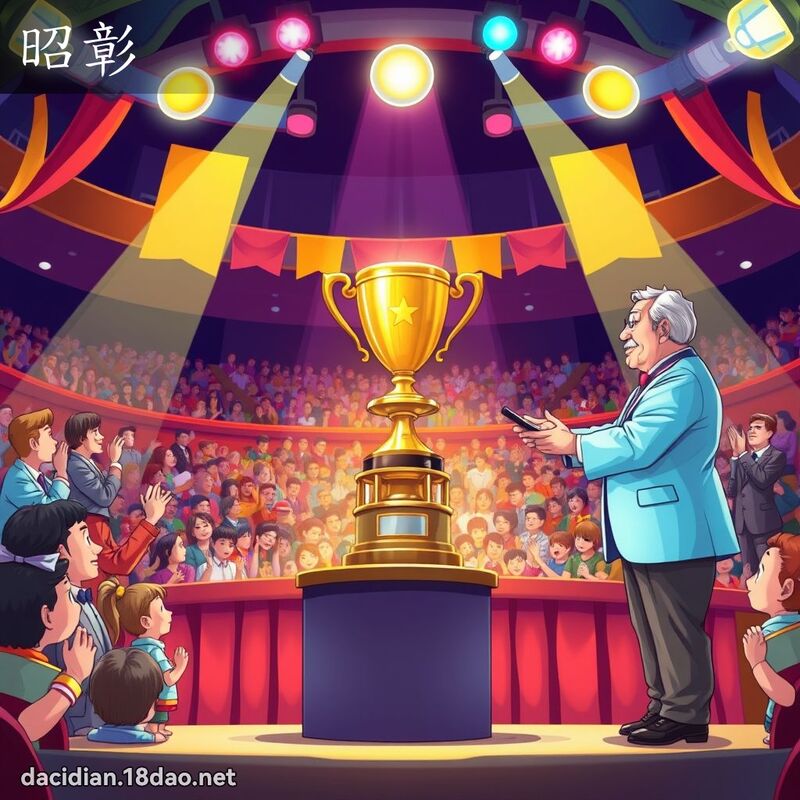 昭彰 - 國語大辭典配圖