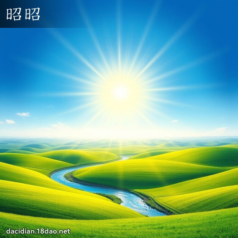 昭昭 - 国语大辞典配图
