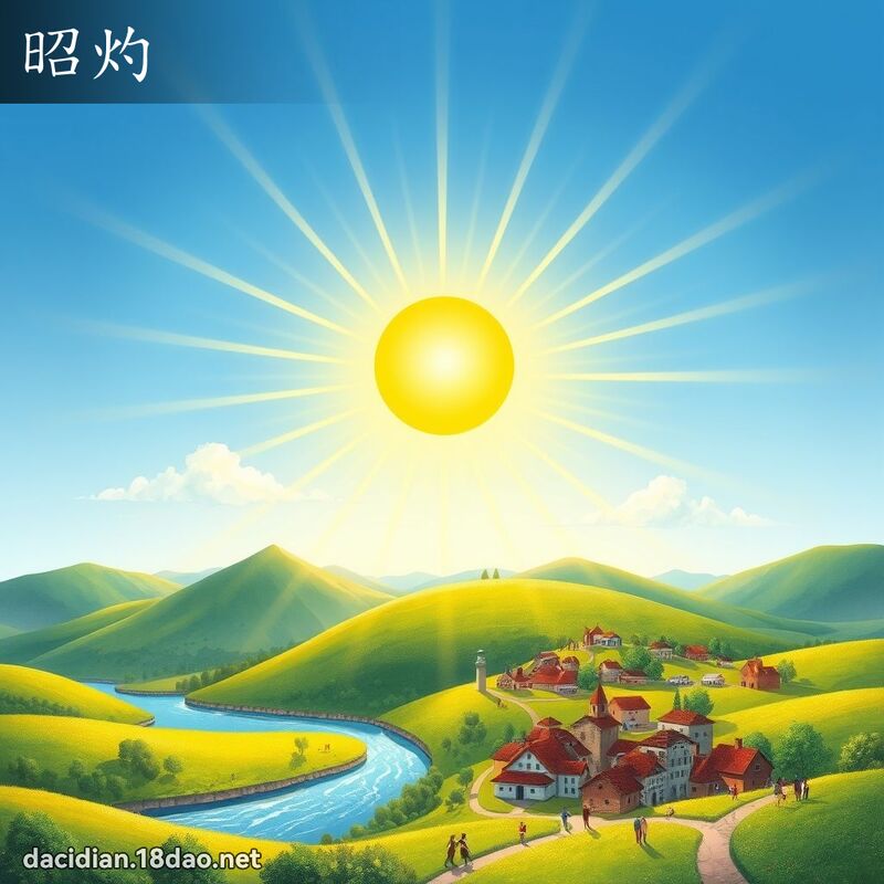 昭灼 - 國語大辭典配圖