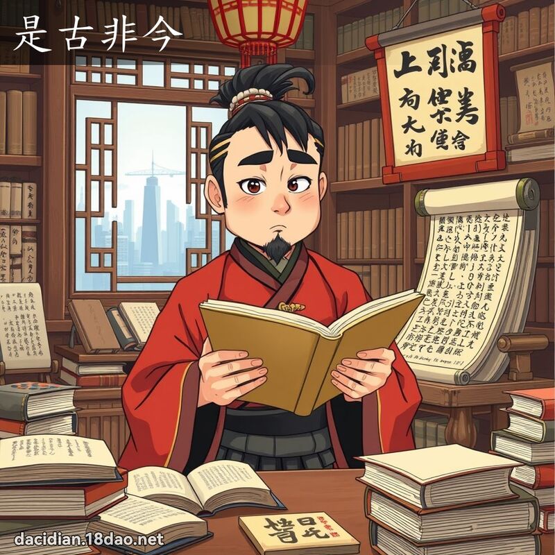 是古非今 - 國語大辭典配圖