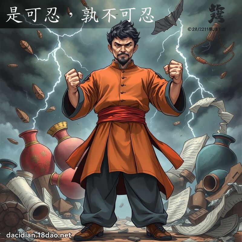 是可忍，孰不可忍 - 国语大辞典配图