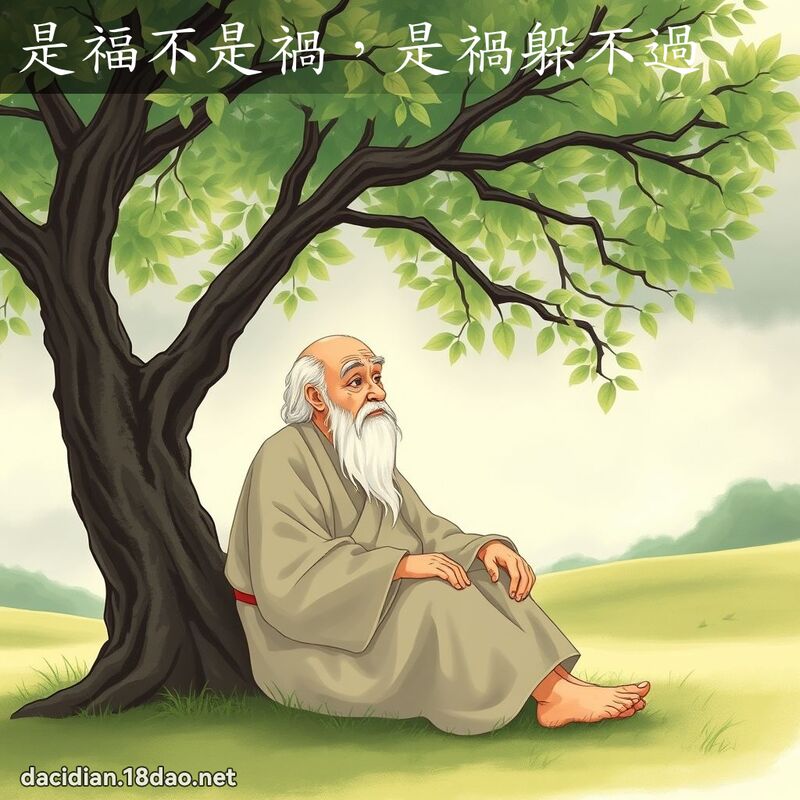 是福不是禍，是禍躲不過 - 國語大辭典配圖
