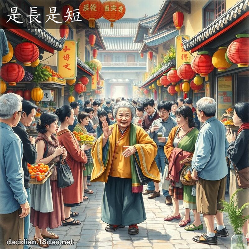 是長是短 - 國語大辭典配圖