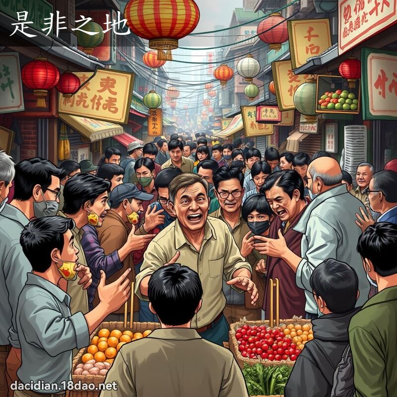 是非之地 - 國語大辭典配圖