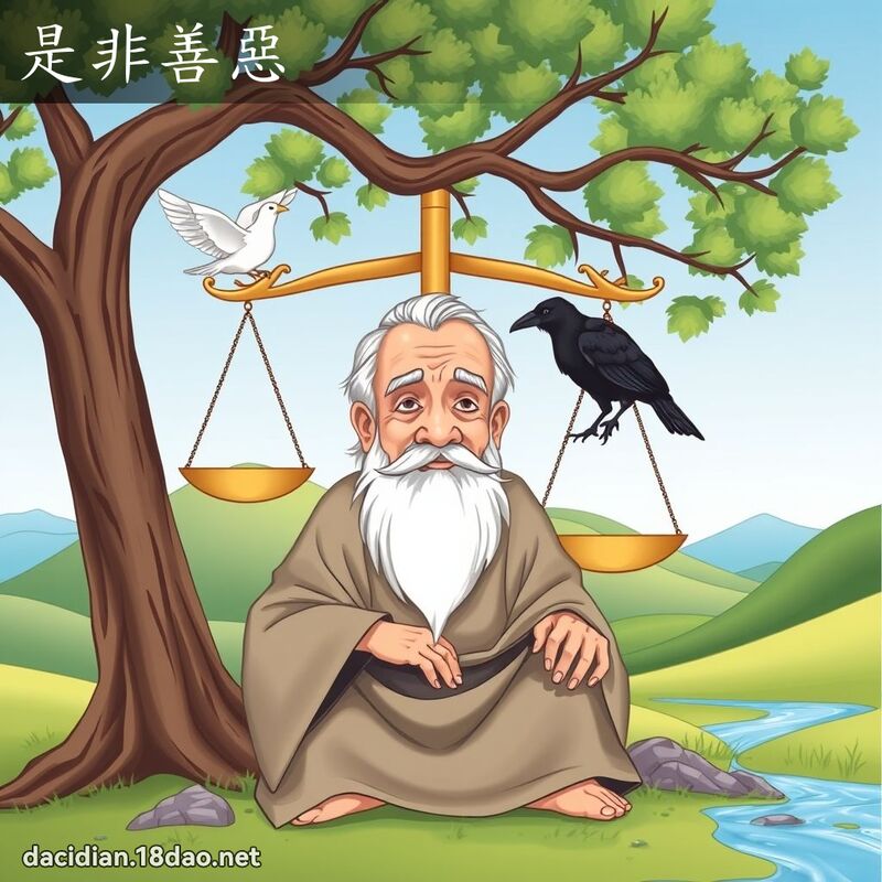 是非善惡 - 國語大辭典配圖
