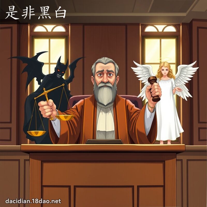 是非黑白 - 国语大辞典配图