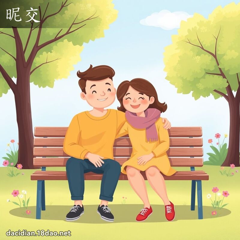 昵交 - 国语大辞典配图
