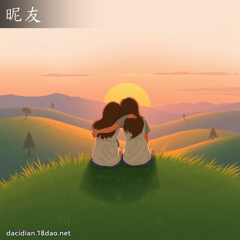 昵友 - 国语大辞典配图