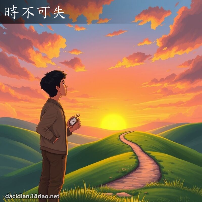 時不可失 - 國語大辭典配圖