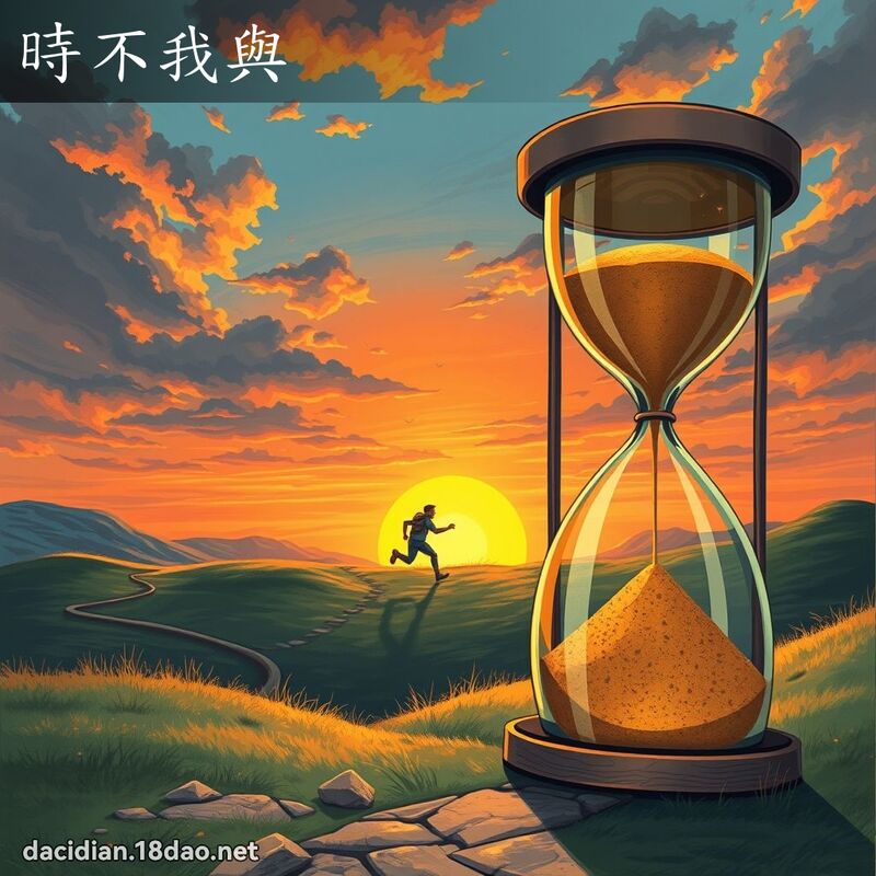 时不我与 - 国语大辞典配图