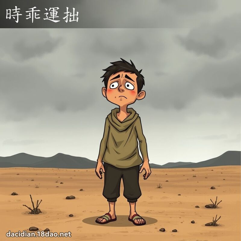 時乖運拙 - 國語大辭典配圖