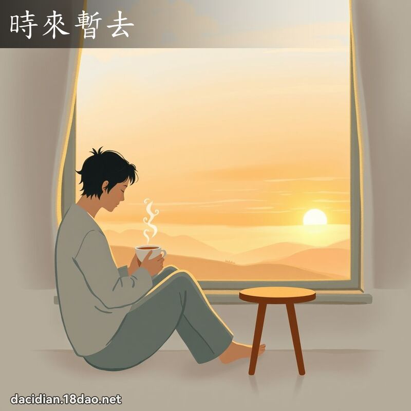 時來暫去 - 國語大辭典配圖