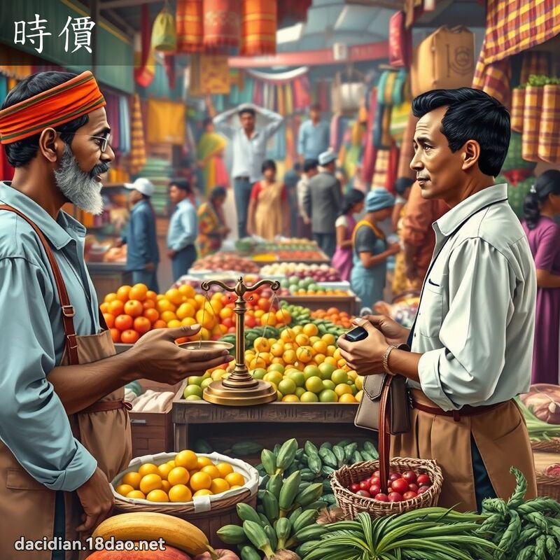 時價 - 國語大辭典配圖