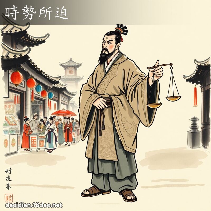 時勢所迫 - 國語大辭典配圖
