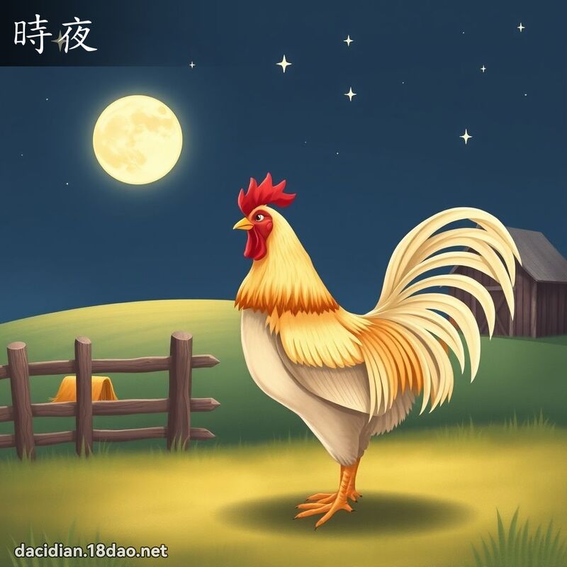 時夜 - 國語大辭典配圖