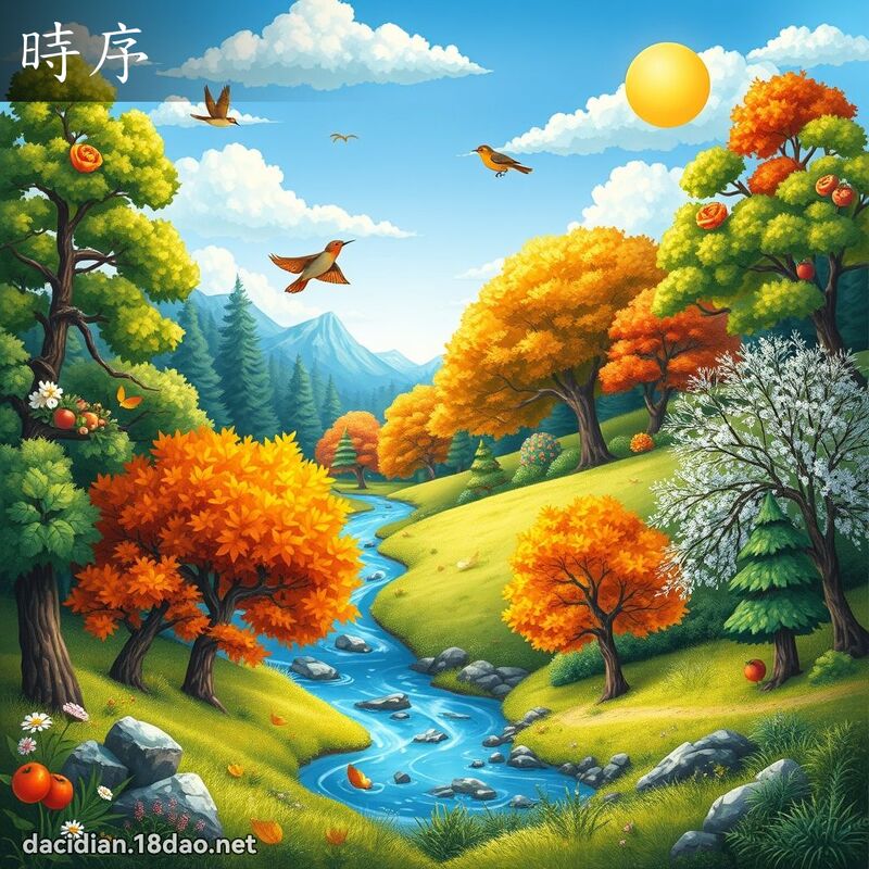 時序 - 國語大辭典配圖