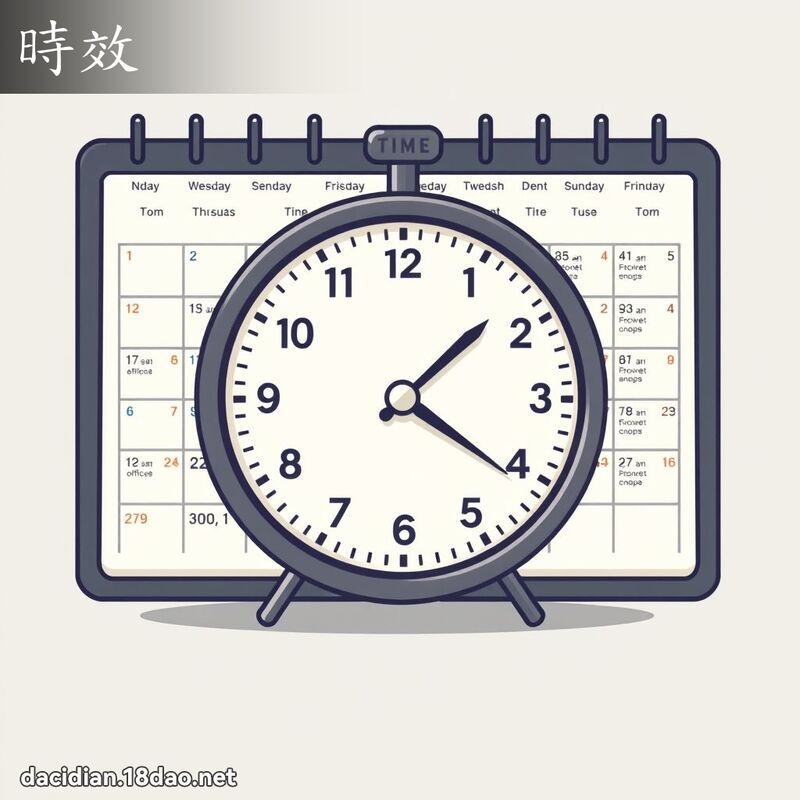 時效 - 國語大辭典配圖