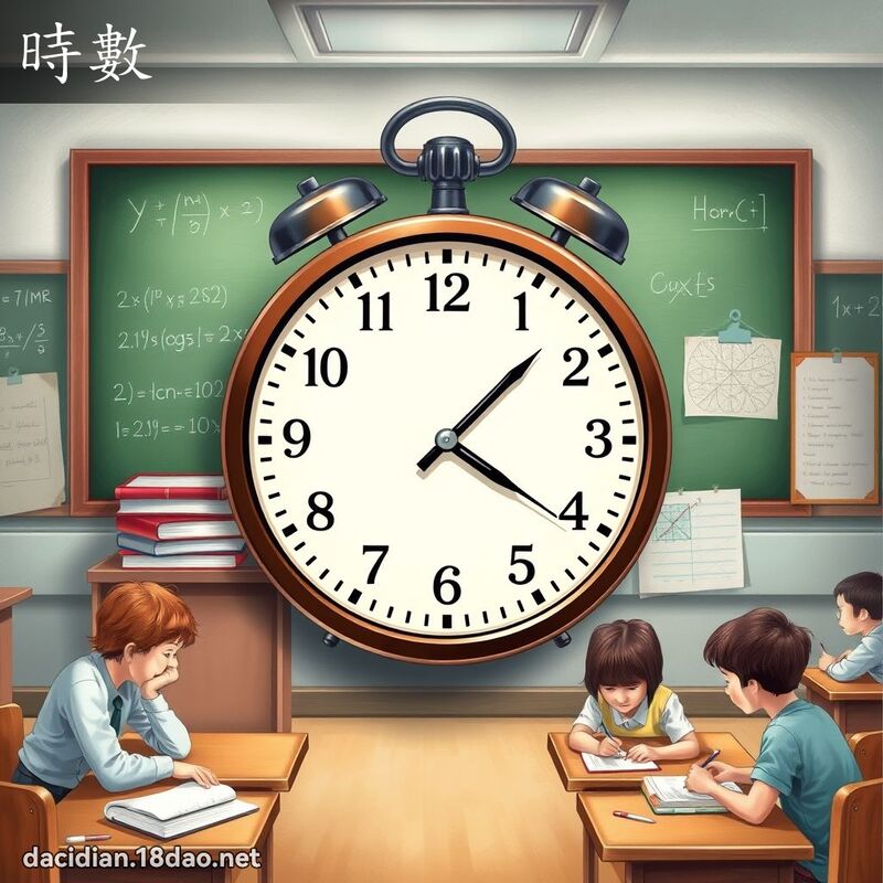 時數 - 國語大辭典配圖
