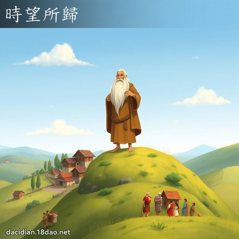 時望所歸 - 國語大辭典配圖
