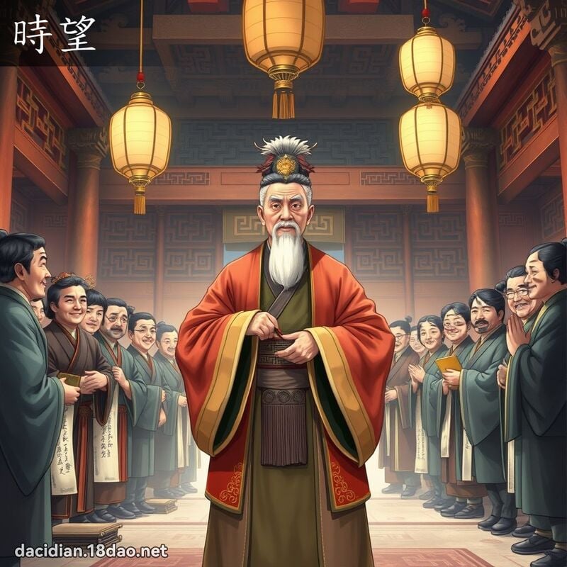 时望 - 国语大辞典配图