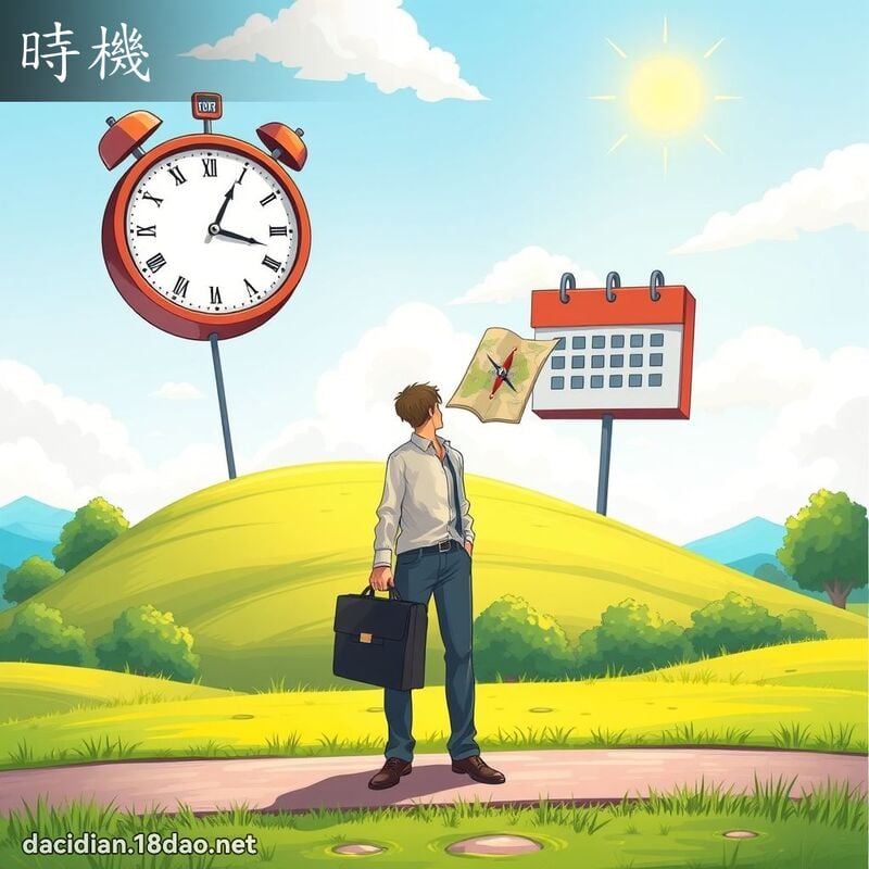时机 - 国语大辞典配图