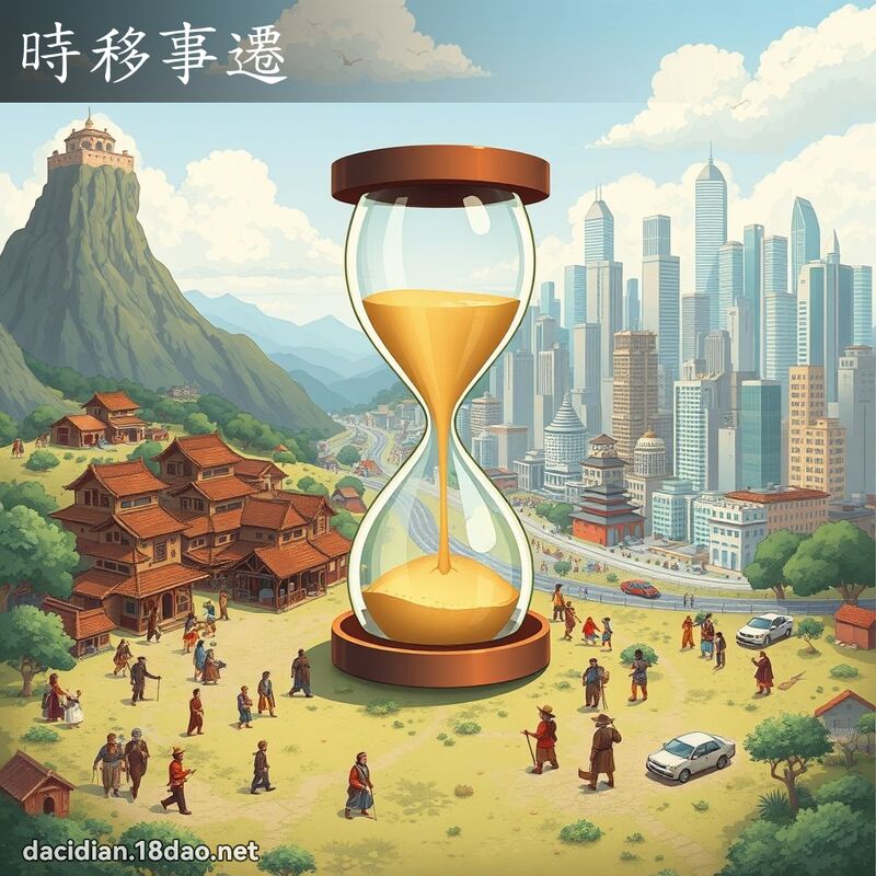 時移事遷 - 國語大辭典配圖