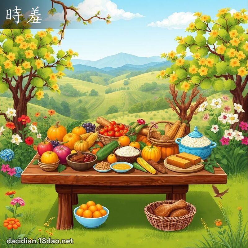 時羞 - 國語大辭典配圖