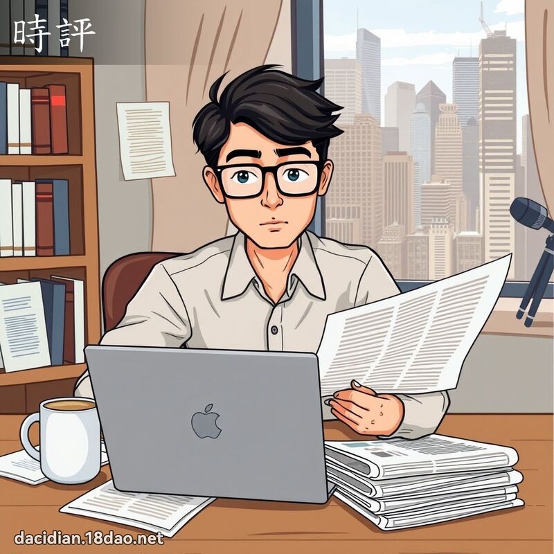 时评 - 国语大辞典配图