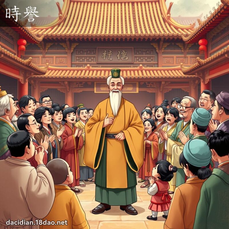 時譽 - 國語大辭典配圖