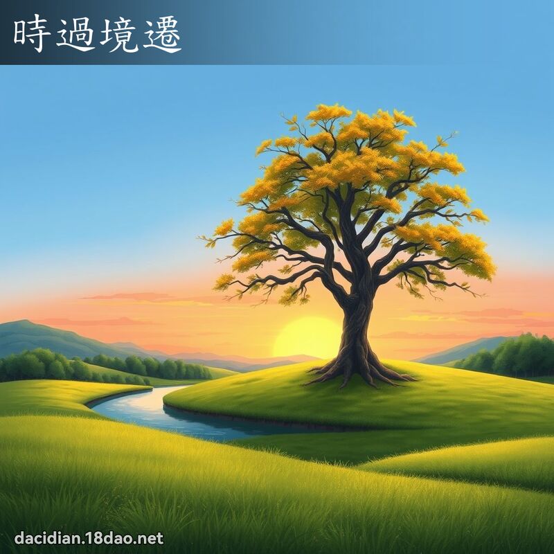 時過境遷 - 國語大辭典配圖