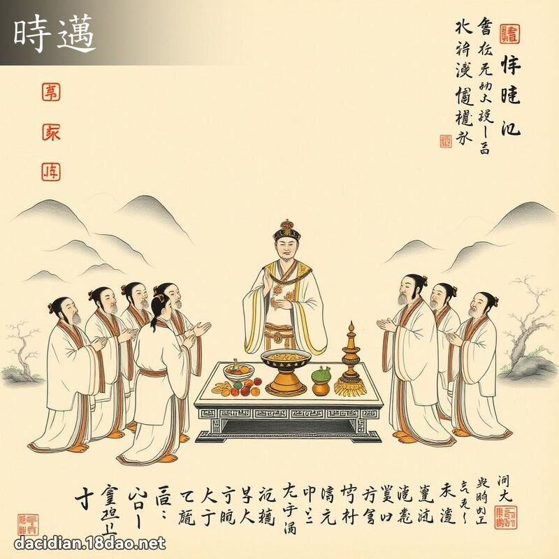 時邁 - 國語大辭典配圖