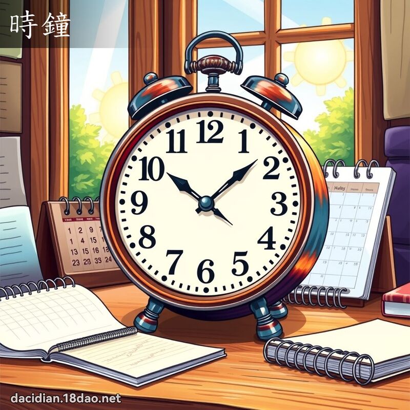時鐘 - 國語大辭典配圖