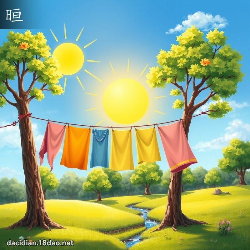 晅 - 國語大辭典配圖