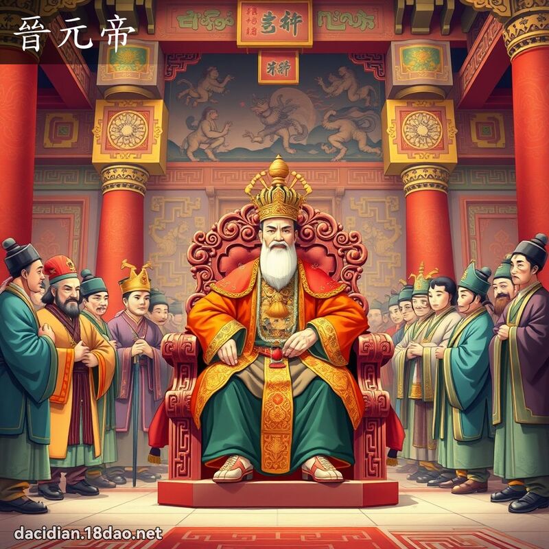 晋元帝 - 国语大辞典配图