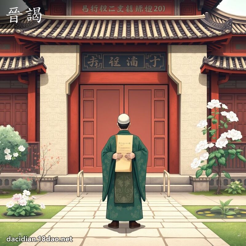 晋謁 - 国语大辞典配图