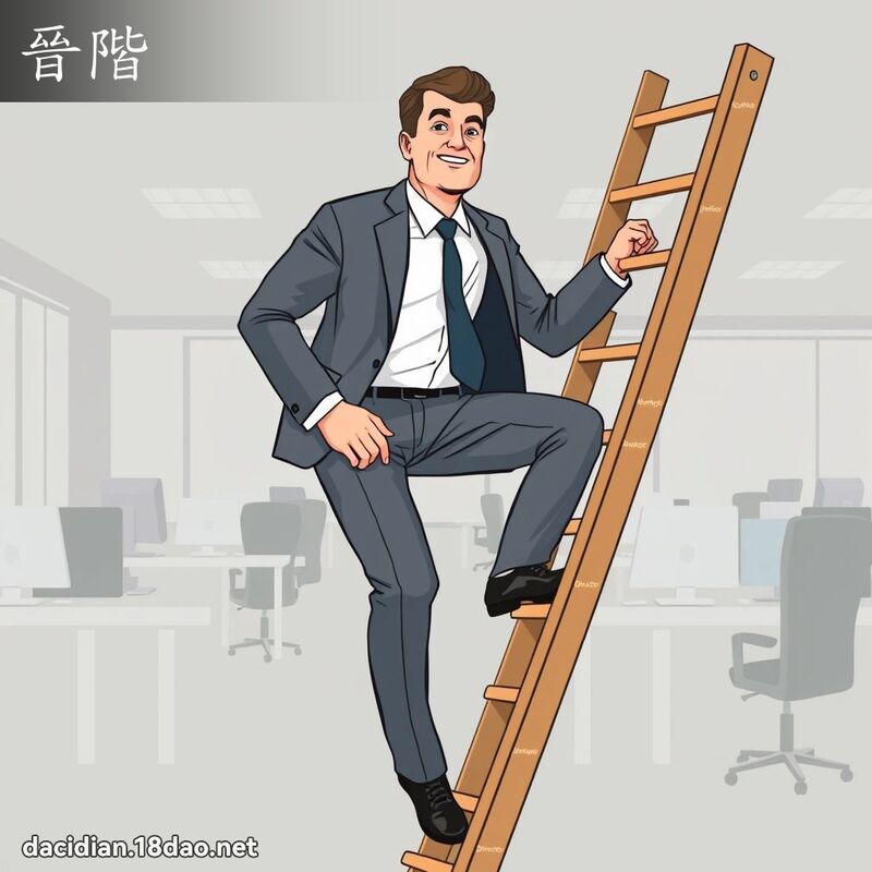 晋阶 - 国语大辞典配图