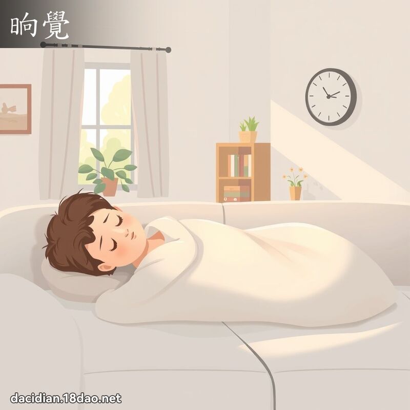 晌觉 - 国语大辞典配图