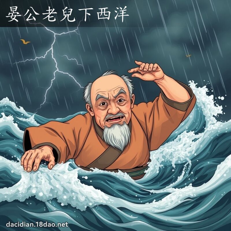 晏公老儿下西洋 - 国语大辞典配图