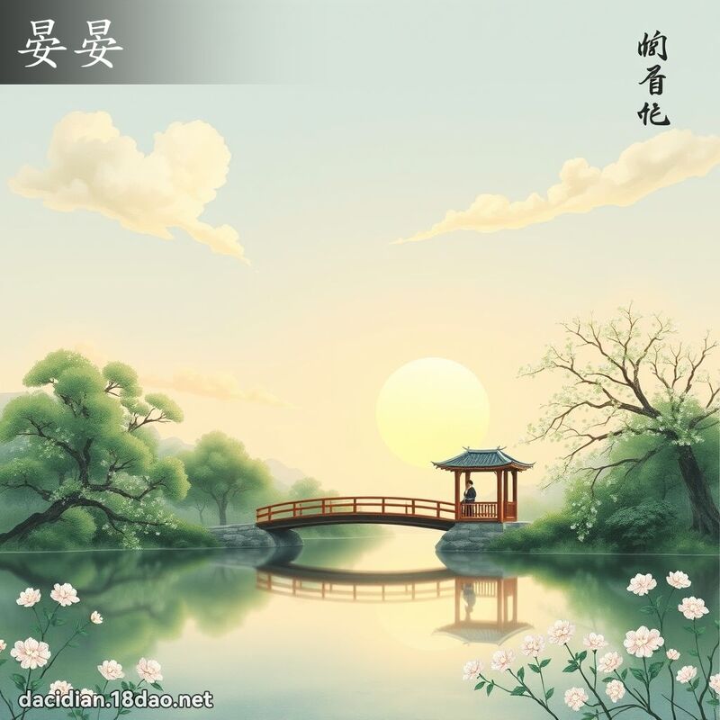 晏晏 - 国语大辞典配图