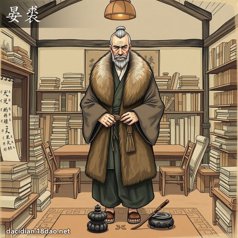 晏裘 - 国语大辞典配图