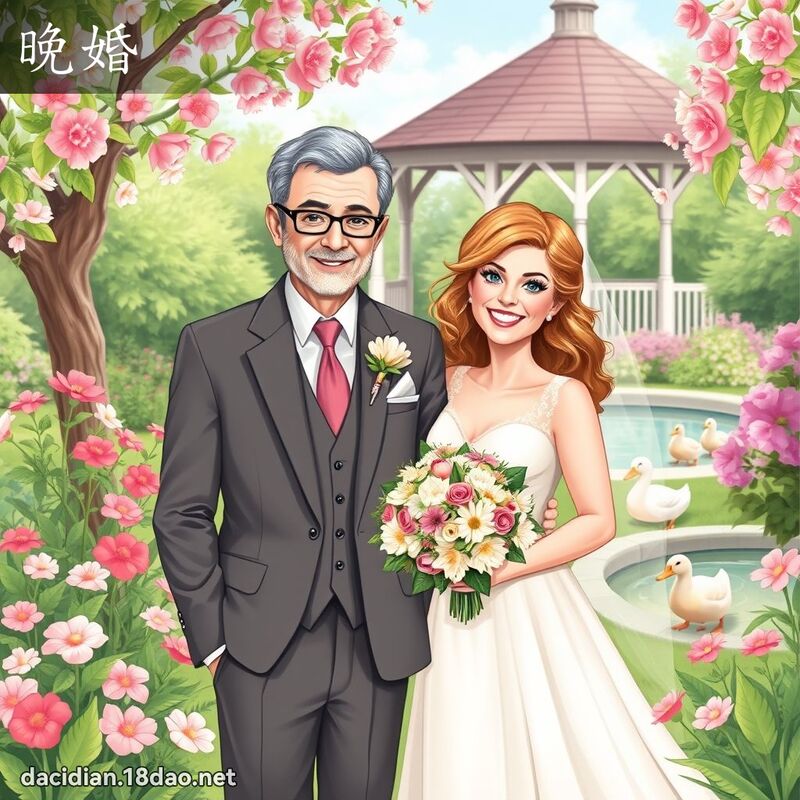 晚婚 - 国语大辞典配图